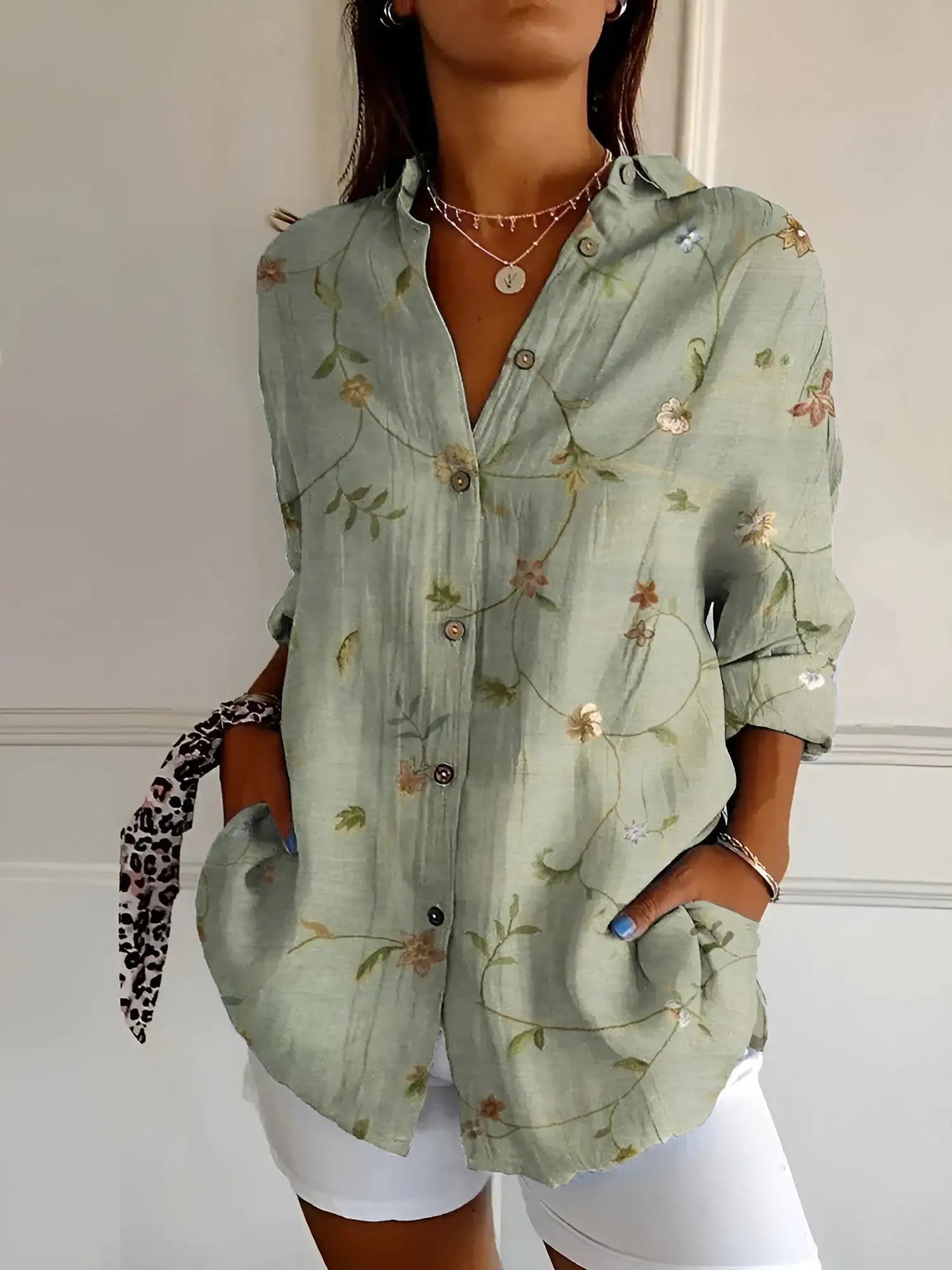 Irati | Blusa Floral de Algodón