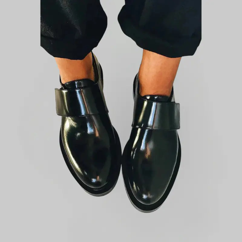 Belinda | Mocasines Minimalistas Efecto Espejo