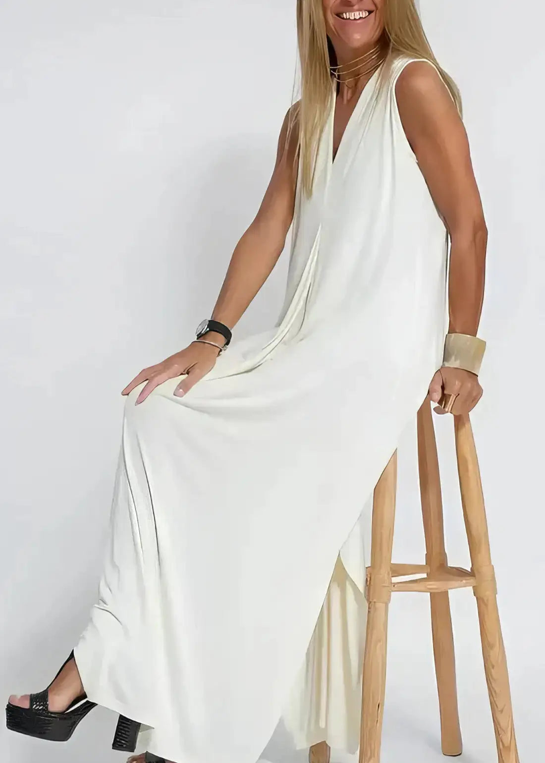 NATALIA | Vestido largo elegante
