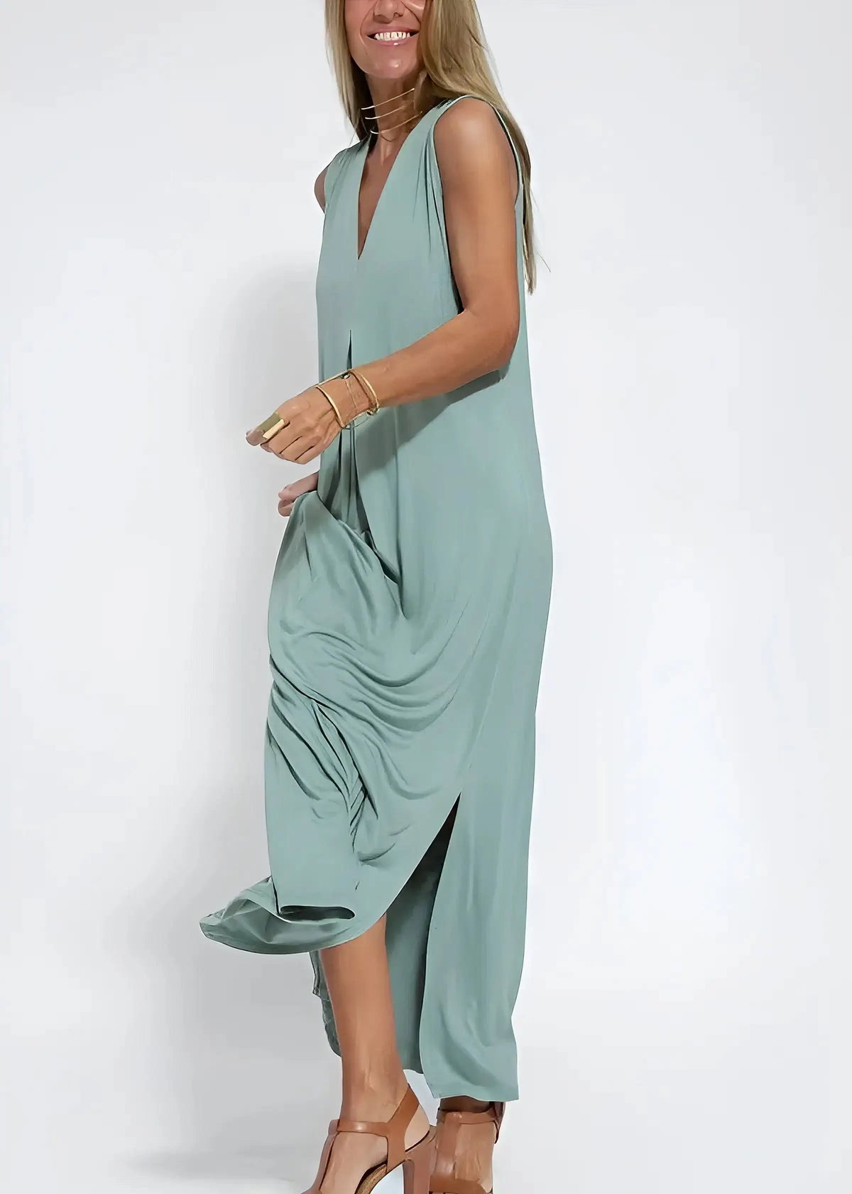 NATALIA | Vestido largo elegante